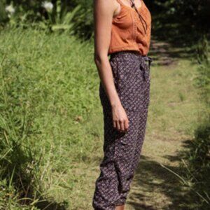 NEW Antropologie Rhys Linen Joggers